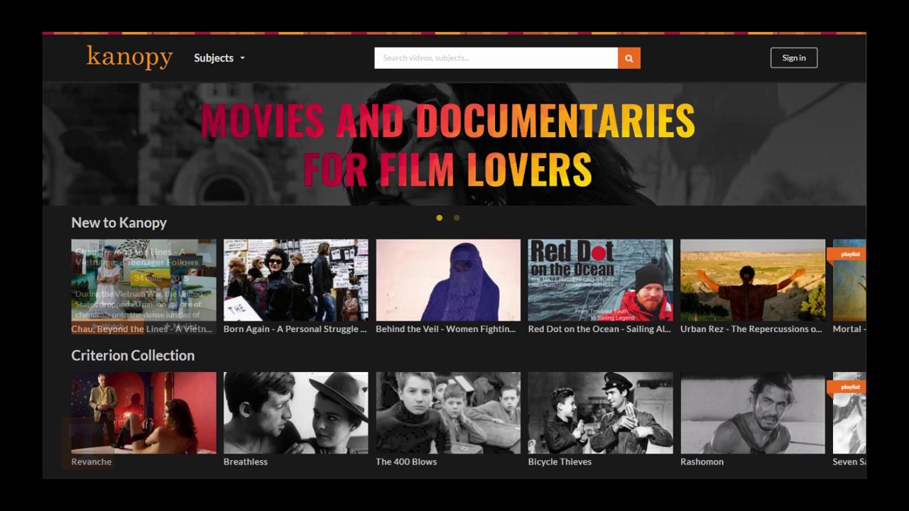 Watch Streaming Videos on Kanopy