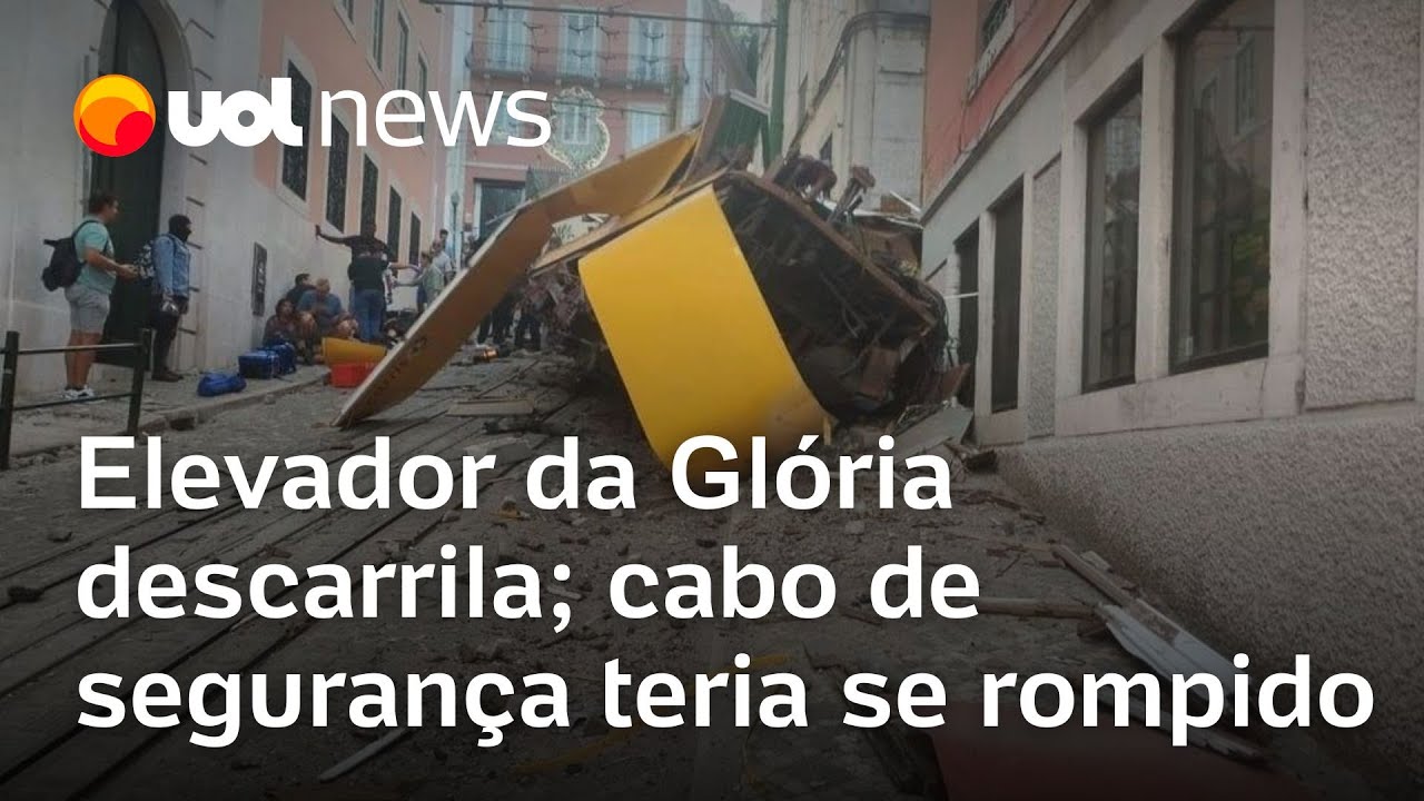 Elevador da Glória descarrila e deixa mortos; cabo de segurança teria se rompido, diz jornal local