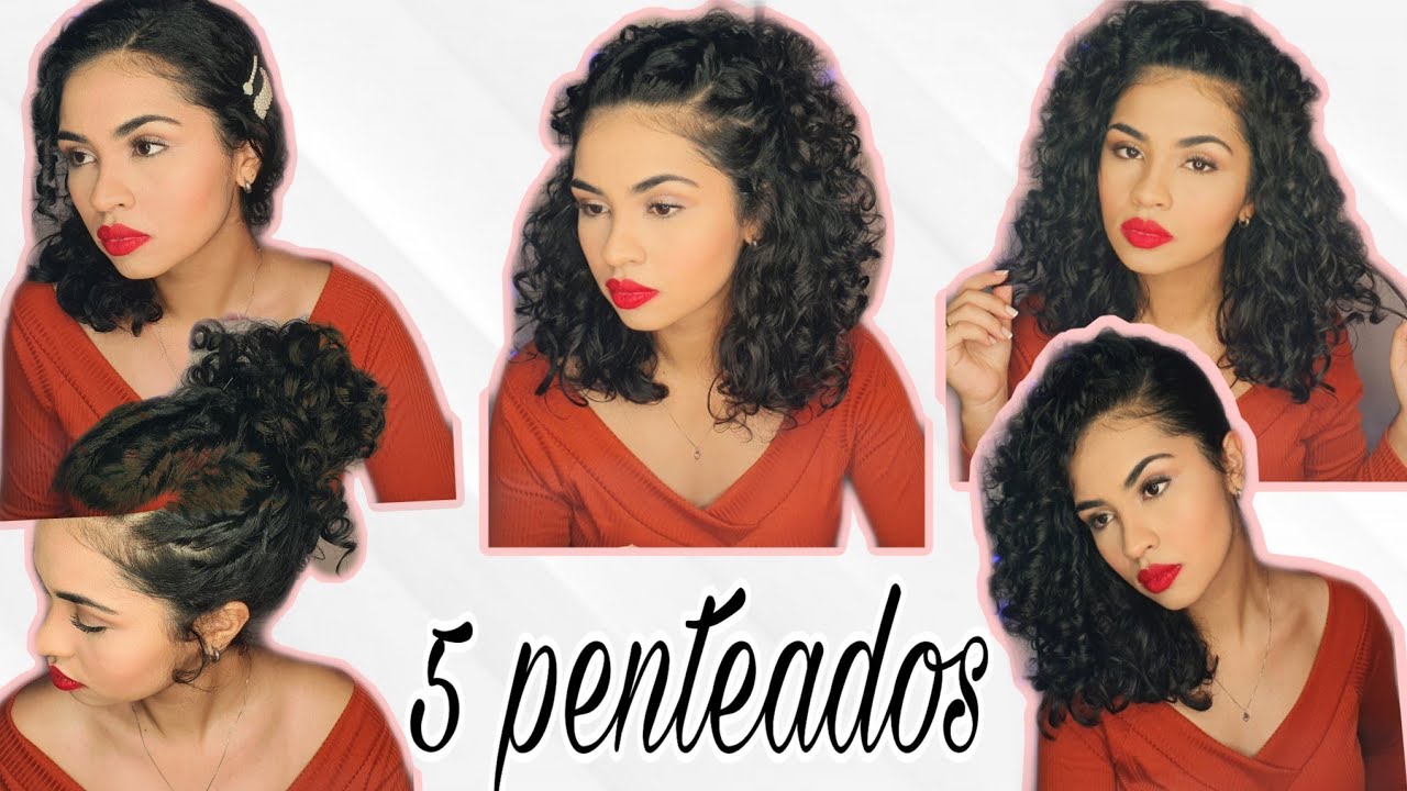 5 Penteados para cacheadas ou em transição!