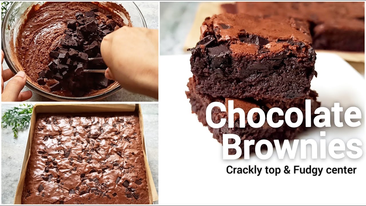 Chocolate Brownies | Fudgy, Crinkle-Topped Brownies
