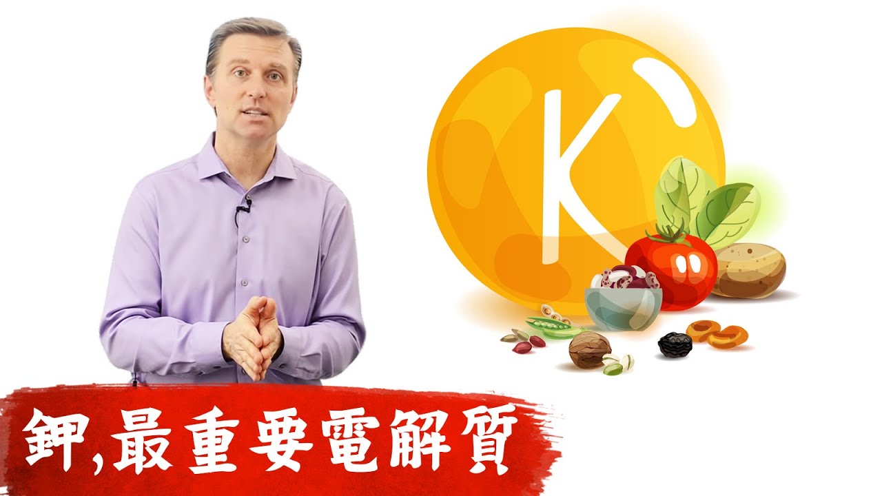 鉀,最重要電解質,能量活力,胃酸, 疲勞,心臟,自然療法,柏格醫生Dr Berg