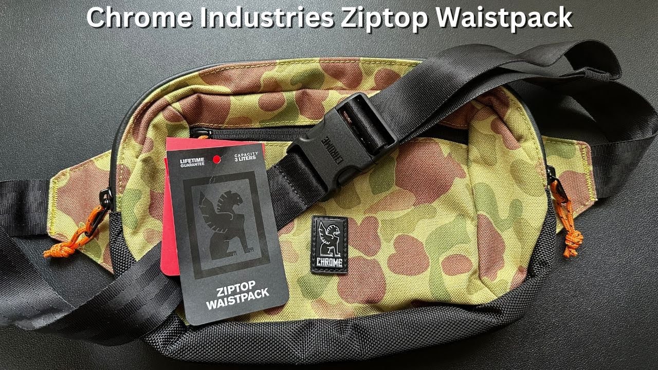 Chrome Industries Ziptop Waistpack- My new fishing bag!