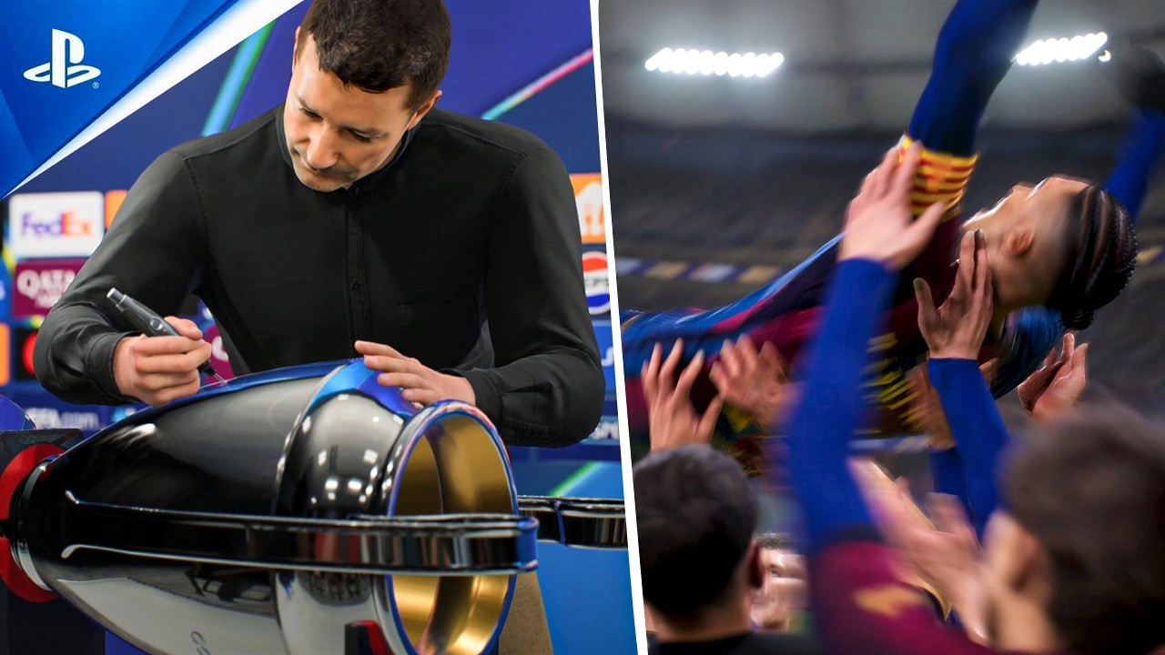 EA Sports FC 27 - NEW Champions League Trophy Cutscenes vs eFootball