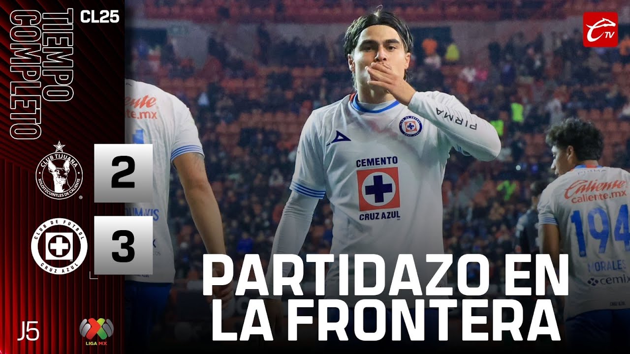 RESUMEN: XOLOS 2-3 CRUZ AZUL | LIGA MX | JORNADA 5 | CALIENTE TV 🛑