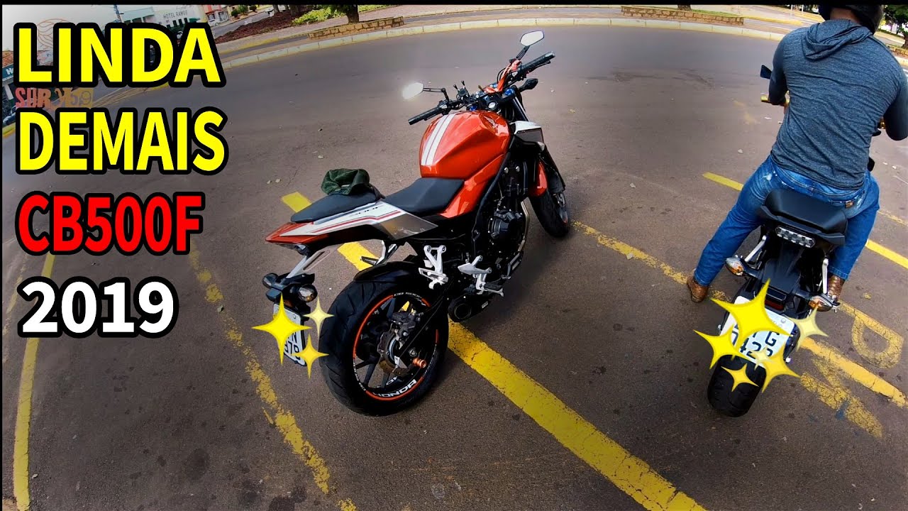 PELA PRIMEIRA VEZ PILOTANDO UMA CB500F 2019