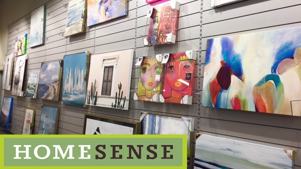 HOME SENSE WALL ART PAINTINGS MIRRORS HOME DECOR SHOP WITH ME SHOPPING STORE WALK THROUGH