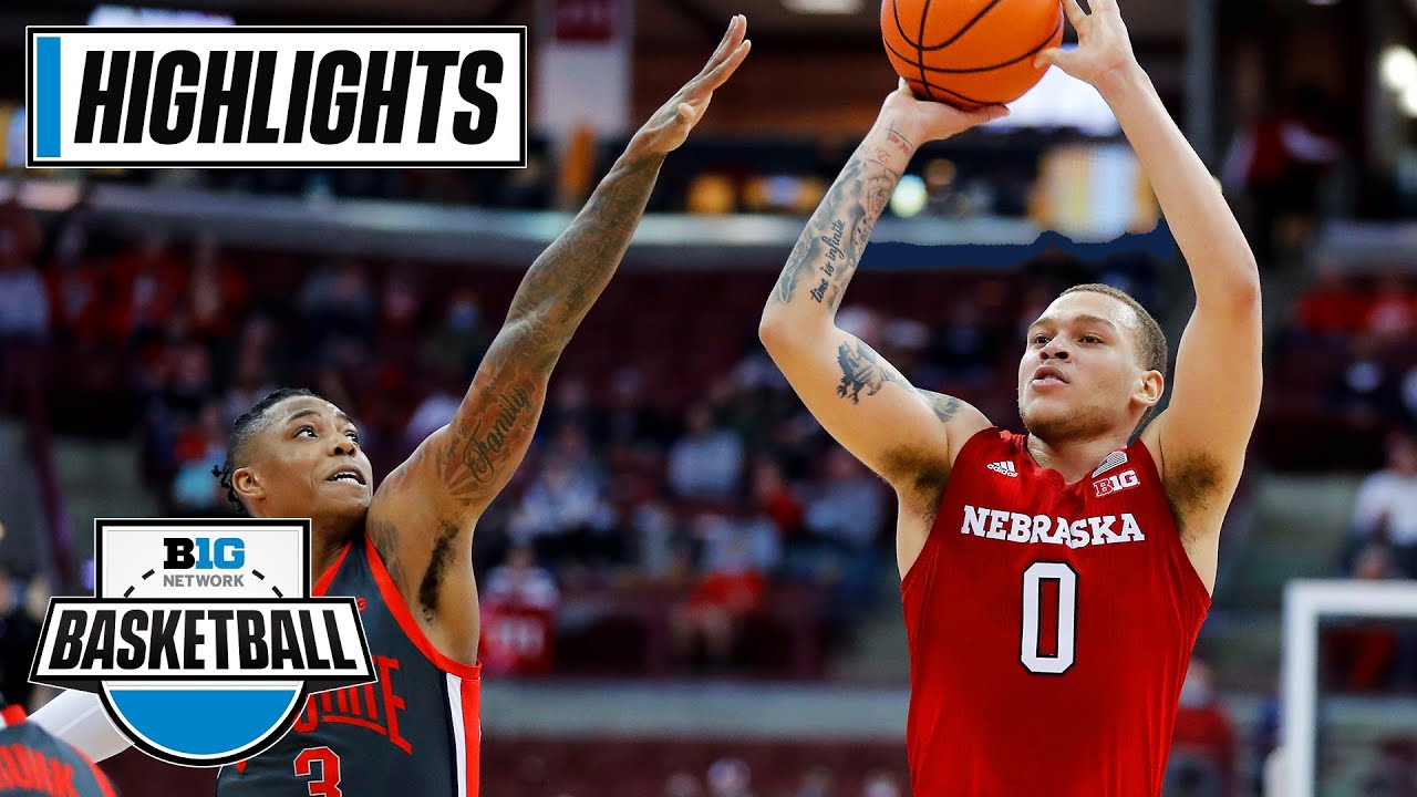 Nebraska at Ohio State | Highlights | Big Ten Men's Basketball | March 1, 2022
