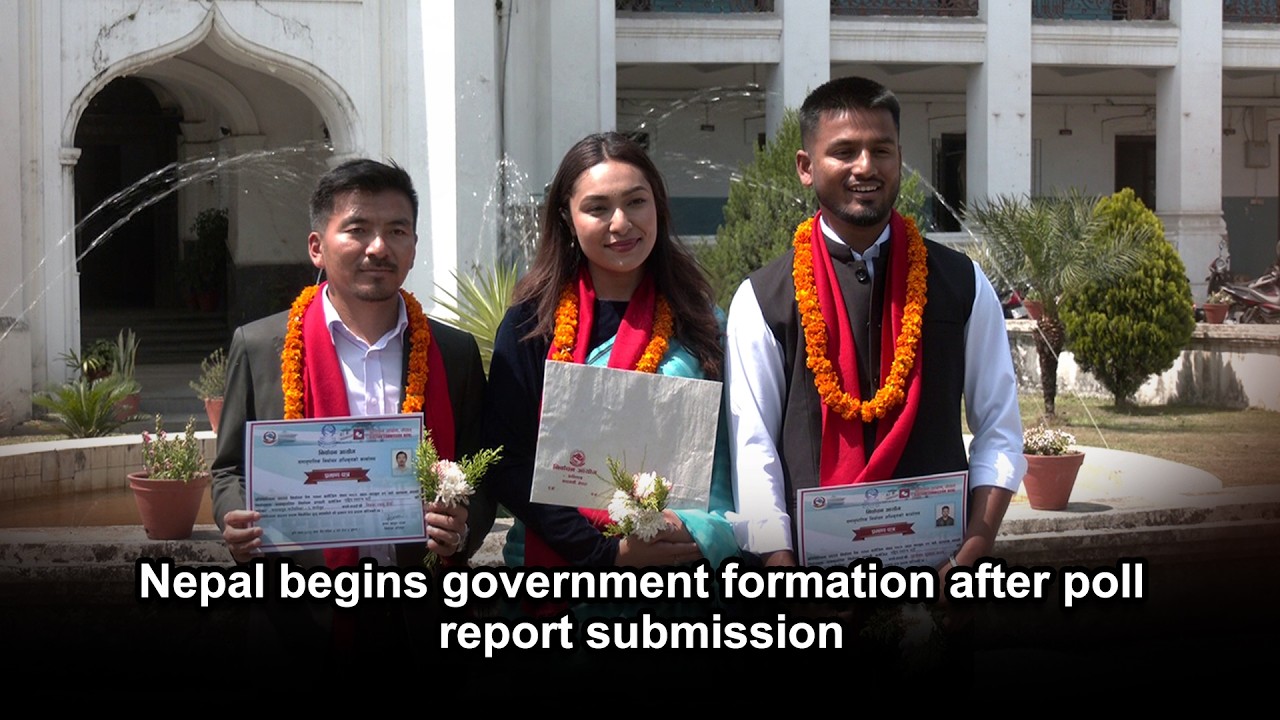 Nepal begins government formation after poll report submission