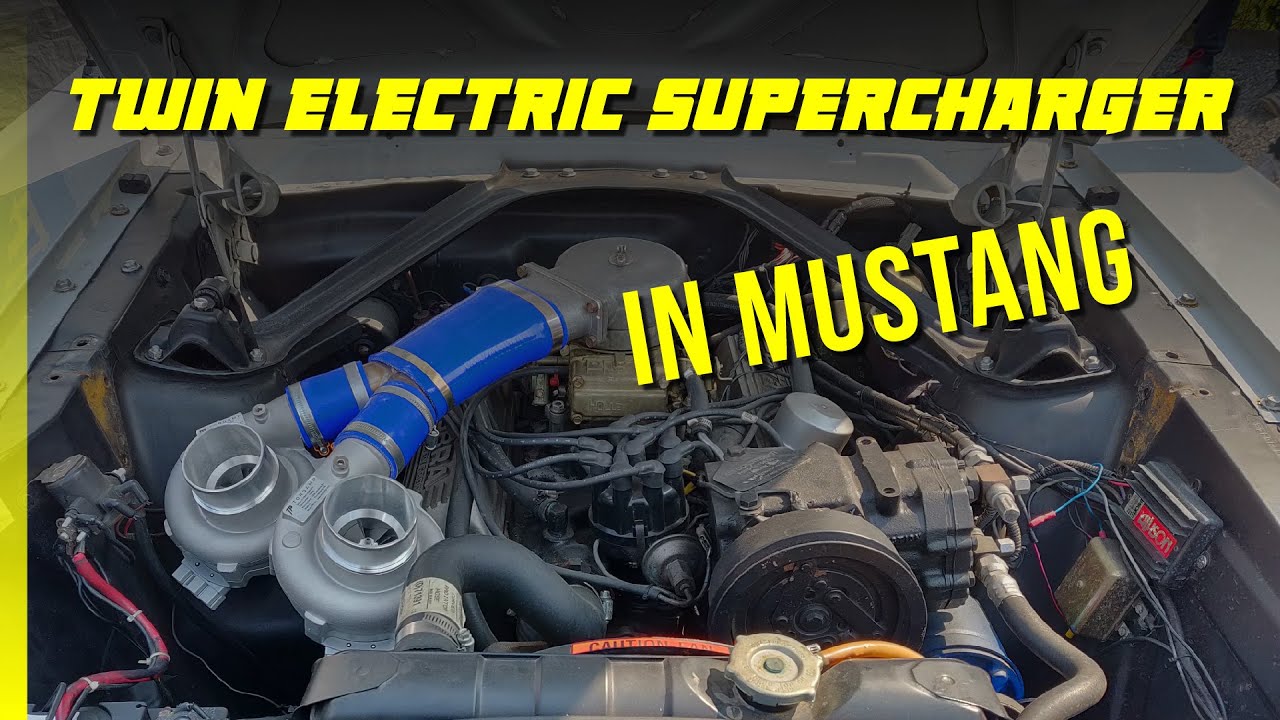 Ford Mustang V8 with Electric Supercharger from TORQAMP