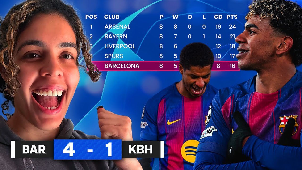 THE DREAM WAS ACHIEVED.. BARCELONA MADE TOP 5 IN THE UCL!!! 