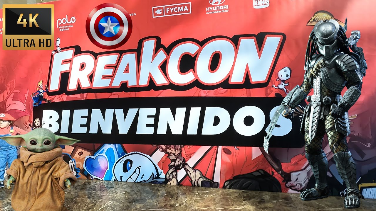 [4K] FREAKCON 2023 - MÁLAGA - SPAIN - WALKING TOUR HD