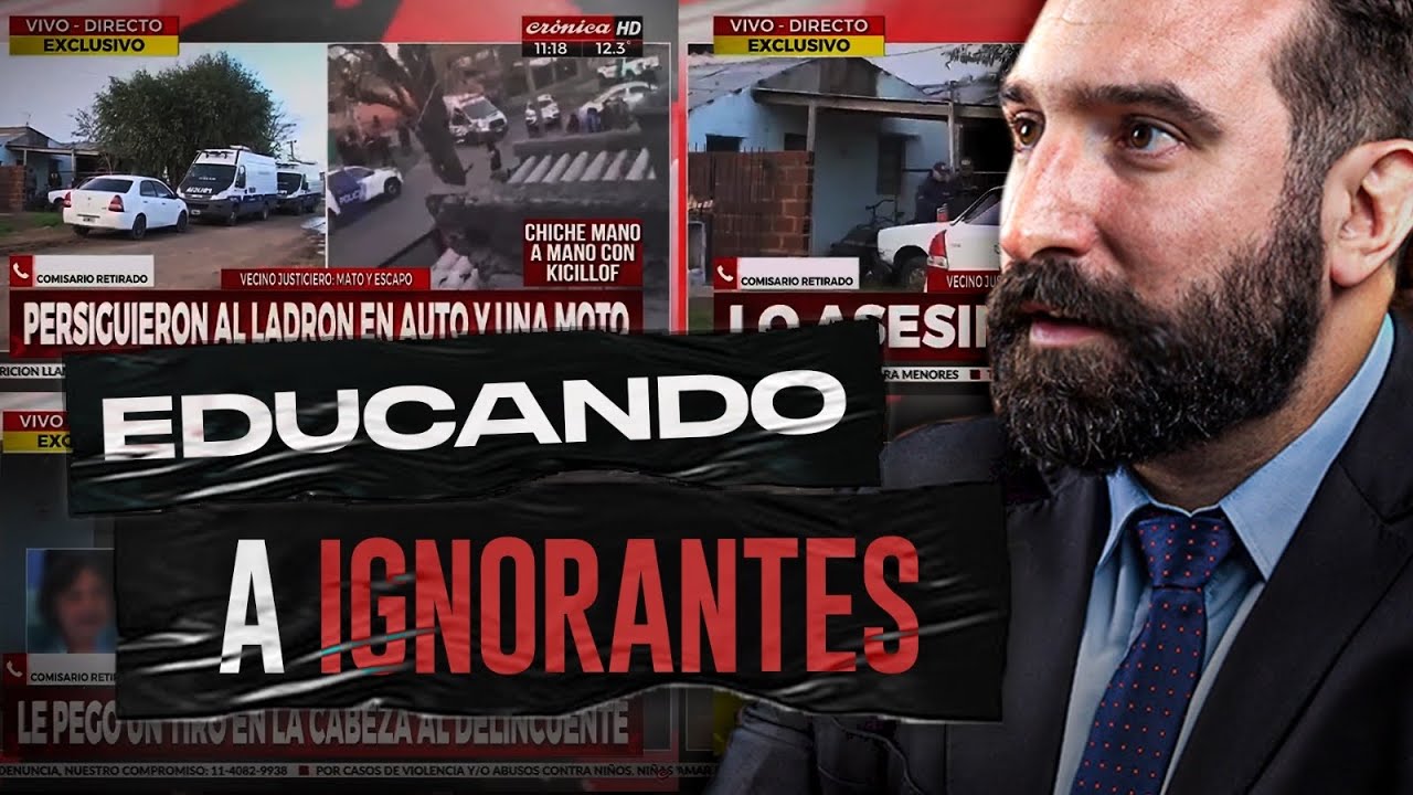 Francisco Oneto educa a ignorantes en TV