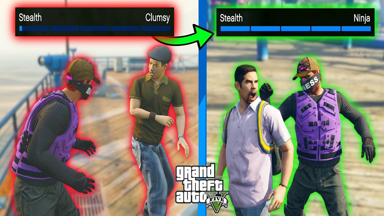 How To Increase Stealth Skill Stat - GTA 5