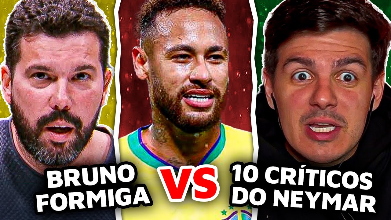 BRUNO FORMIGA VS 10 HATERS DO NEYMAR - wardi REACT!