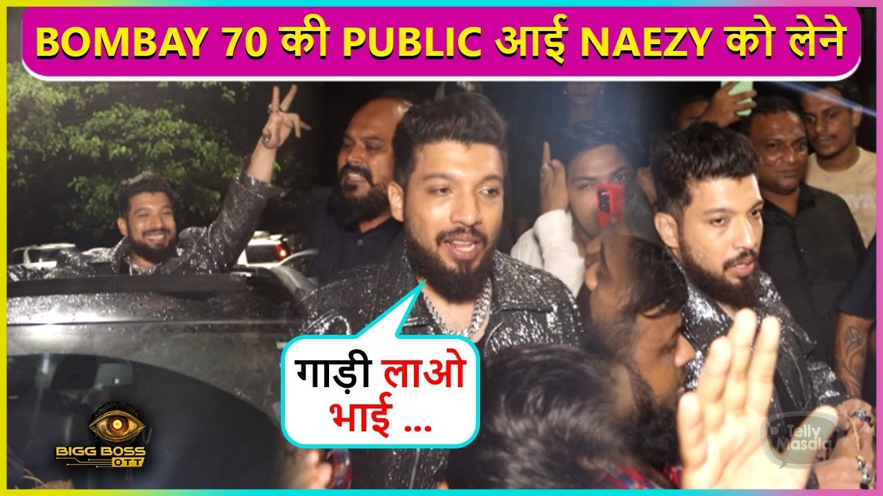 Naezy The Baa's Friend & Fans Excited To Take Him Home Post Bigg Boss OTT 3 Finale | Bombay 70