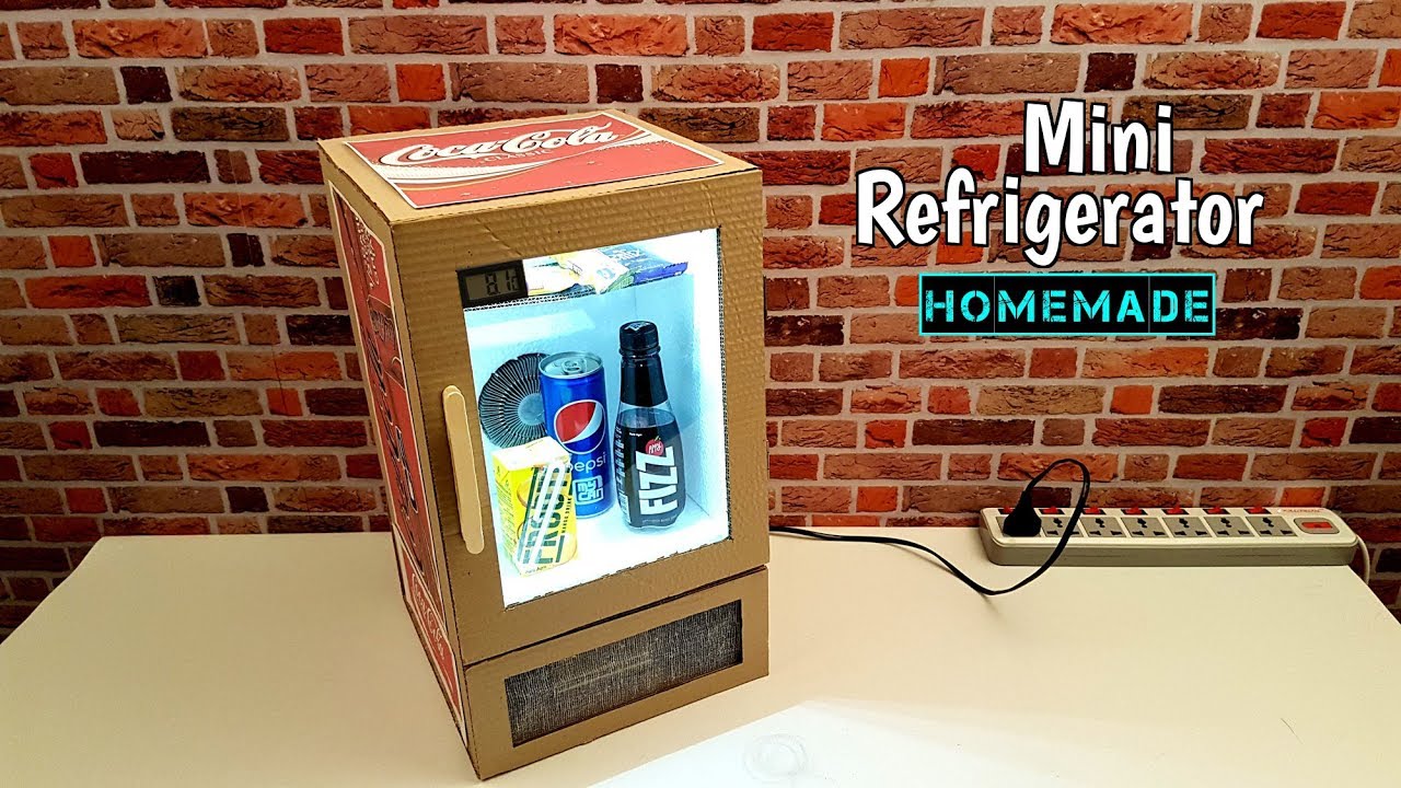 How to Make Mini Refrigerator at Home - Low Cost Fridge