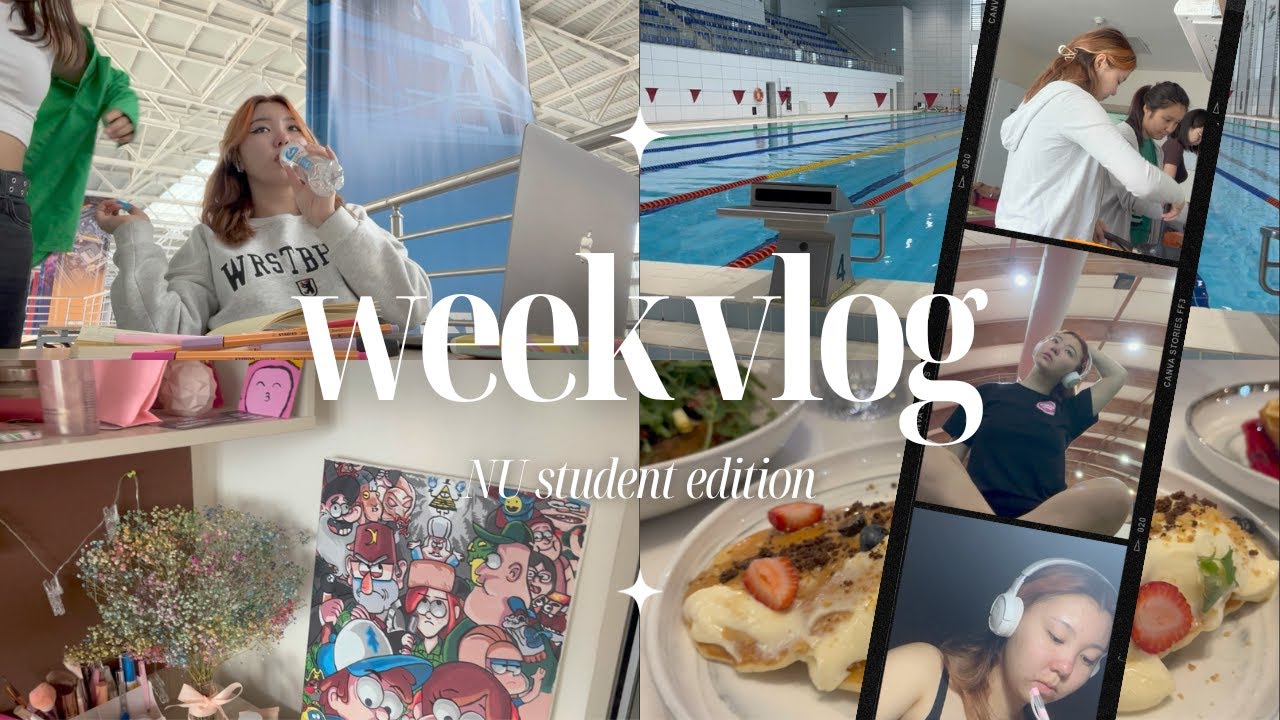 week vlog: начало осеннего семестра в НУ, спорт, новые клубы, учеба, повседневность