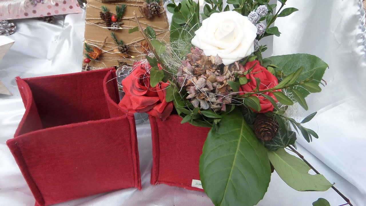 DIY: FILZ  Körbchen & DEKO selber machen leicht GEMACHT & VIEL Mehr :))