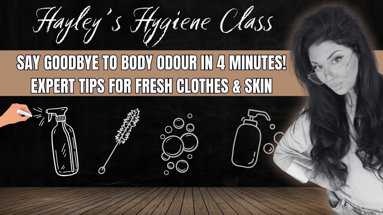 HOW TO GET RID OF BODY ODOUR (BO) SMELLS ON YOUR CLOTHES AND SKIN IN 4MINS! EXPERT TIPS!