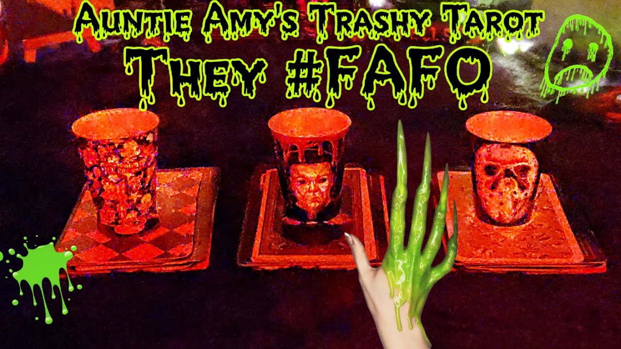 💥They #FAFO!😲💯🎯Detailed AF🎯 Pick-A-Card🔮Tarot|Initials|Charms 🎃Auntie Amy's Trashy Tarot🔮