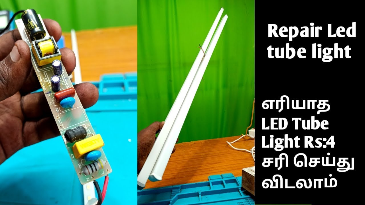 how to repair not working tube light in tamil | repair led tube light