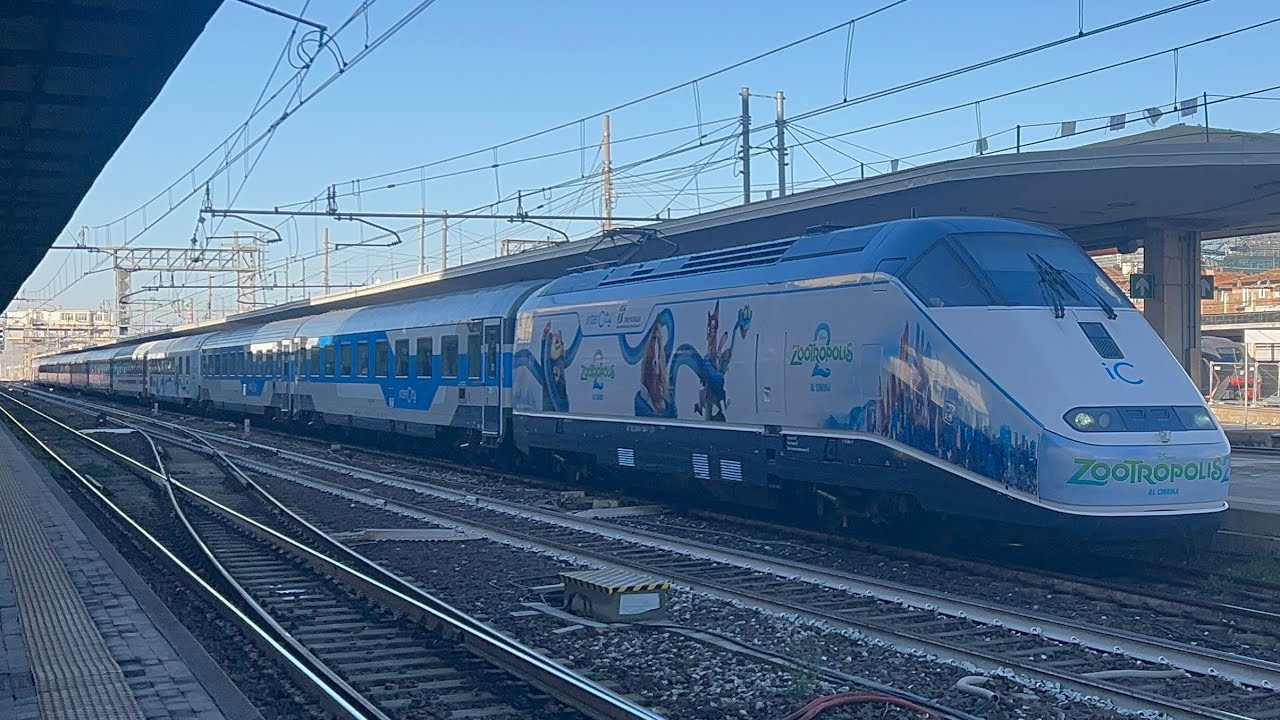 LA nuova LIVREA Intercity ZOOTROPOLIS 2 E.414 + carrozza BHR