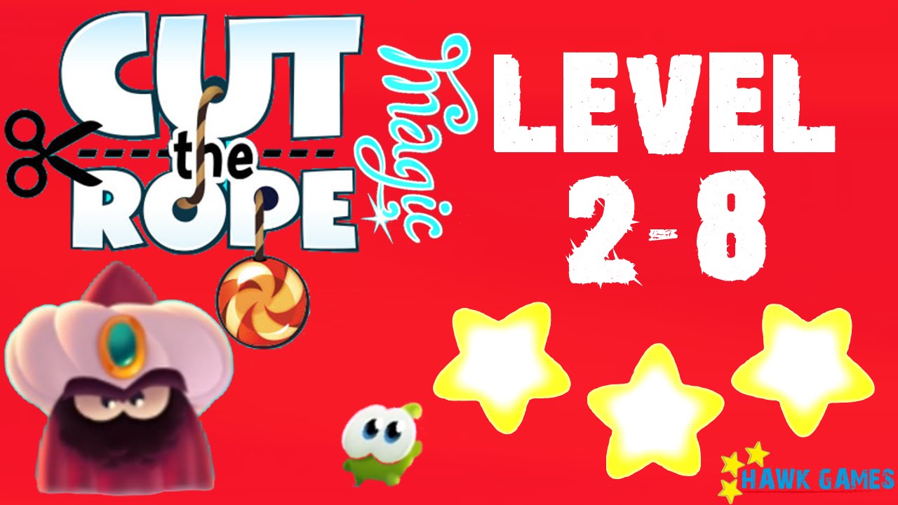 Cut the Rope Magic - Mushroom Land Level 2-8 BOSS (3 stars)