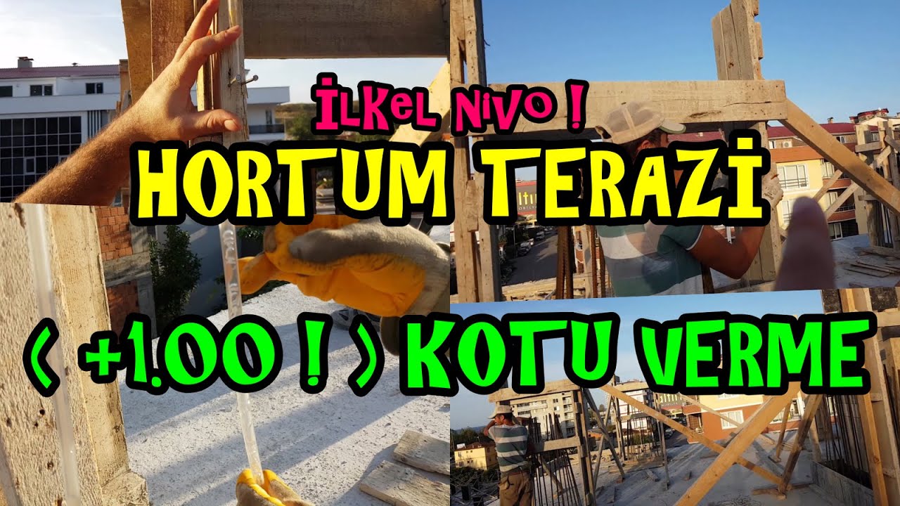 +1.00 #KOTU NEDİR ( #PLAK #KİRİŞLİ #DÖŞEME ) VE NASIL VERİLİR? / #HORTUM #TERAZİ İLE #KOT #TAŞIMA