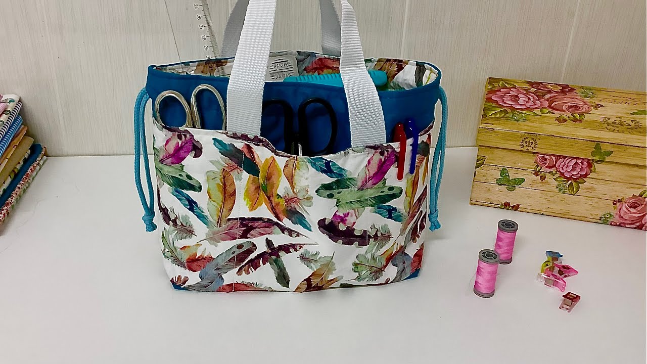Panier à couture #Tuto facile 🥰couture Madalena