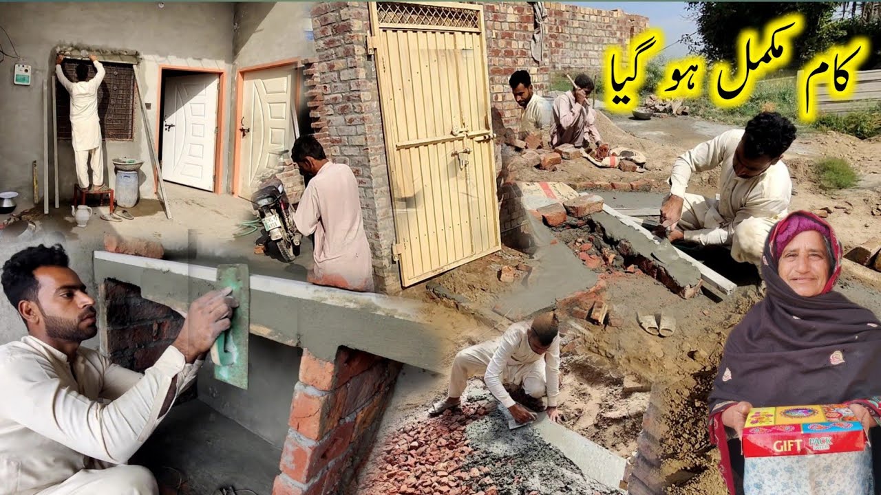 The work is completed.🤲🤲. Bakhtoo family vlogs Pak village family 