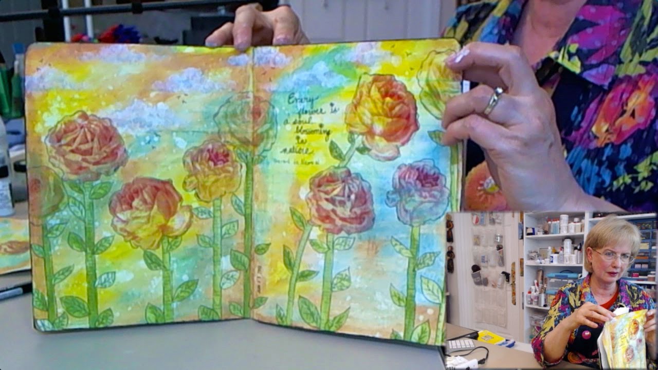 Distress Paints Without Stress - HowToGetCreative.com with Barb Owen