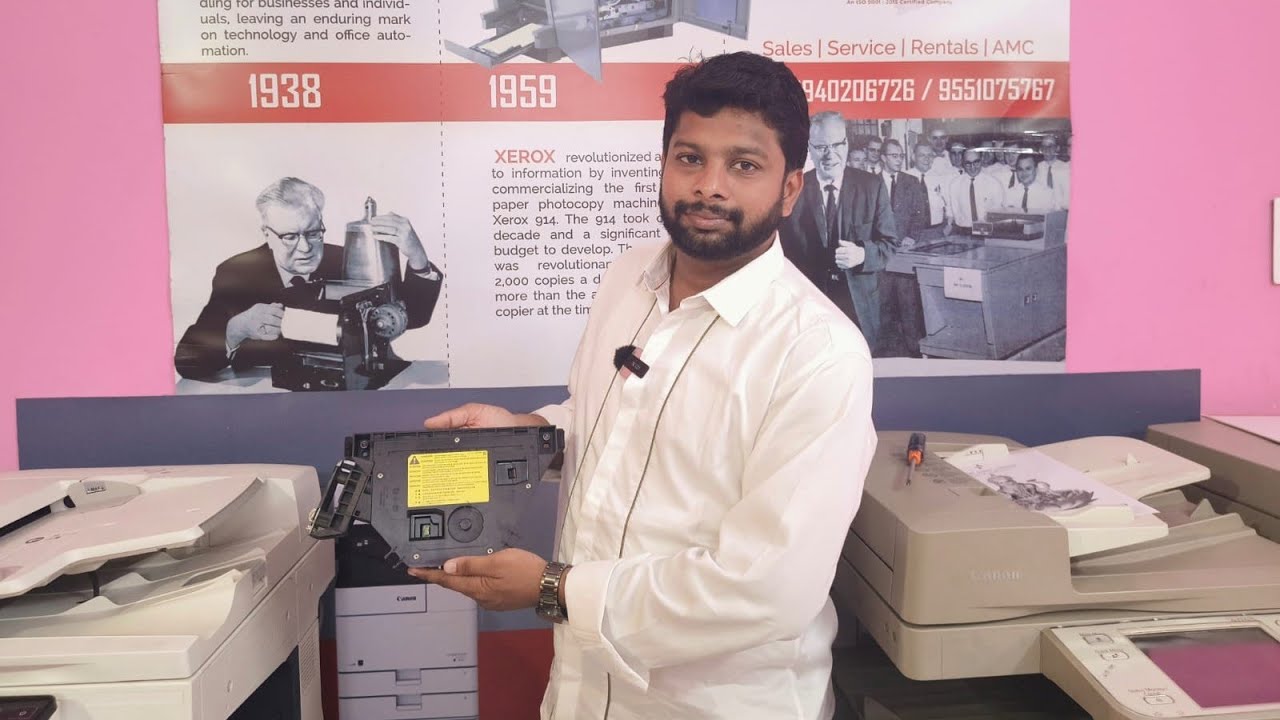 LASER UNIT CLEANING PROCESS | CANON IR ADV 4045/4051/4245/4251/3045/3245 | 9940206726 | 9363613581