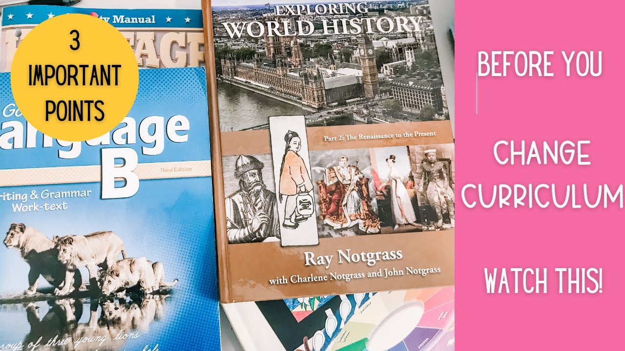 STOP! Before you switch homeschool curriculum, watch this. | Homeschool Curriculum | Homeschool