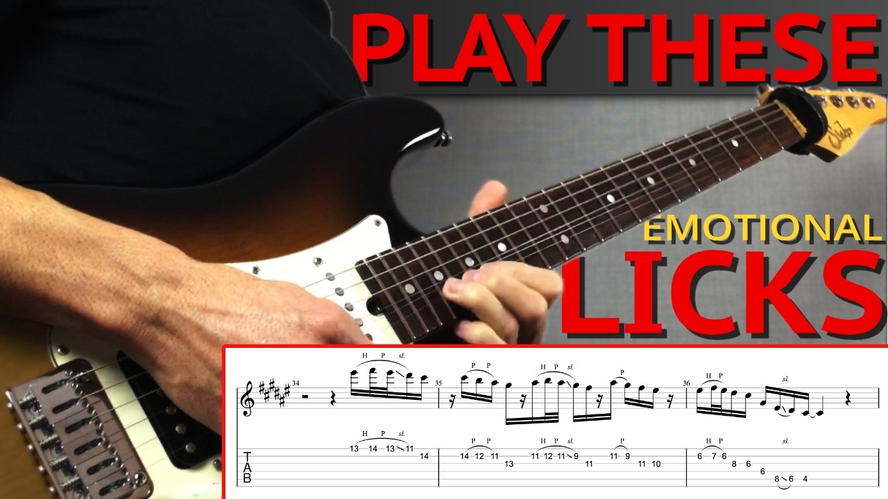 Guitar Licks to Inspire Your Solos – Emotional Phrasing