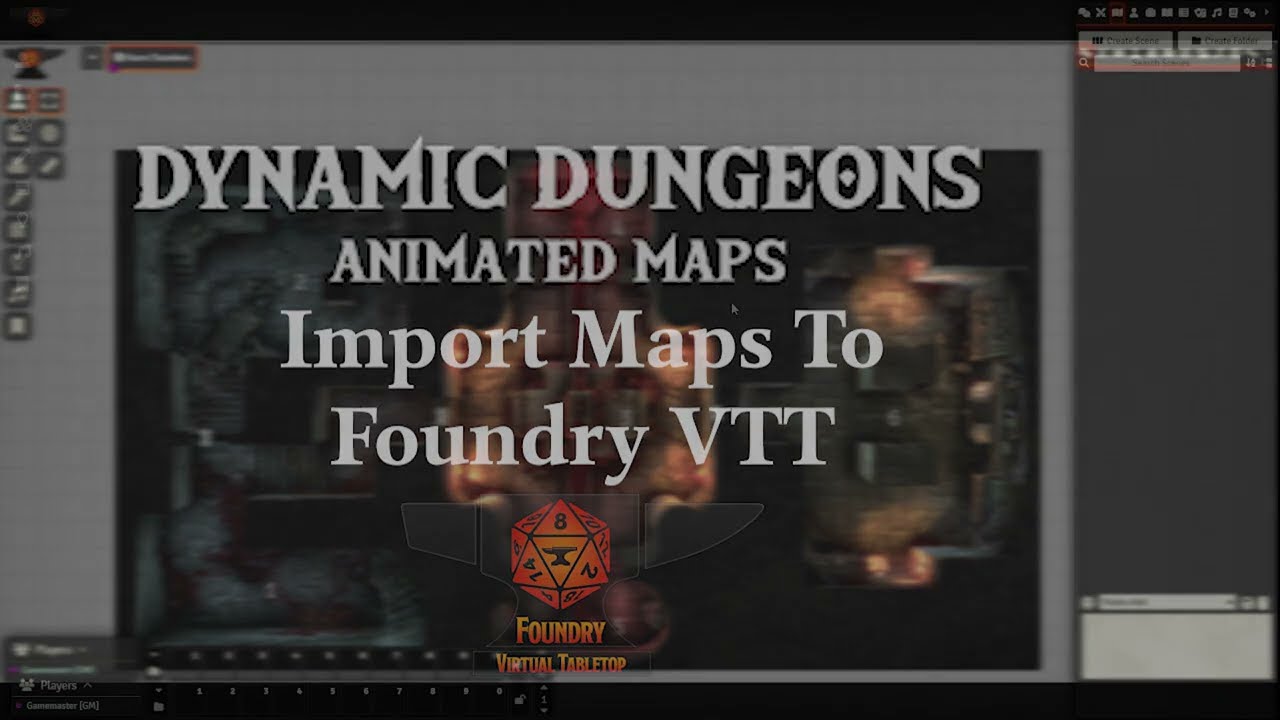 Importing Dynamic Dungeons Animated Maps to Foundry VTT - Walls and lights tutorial