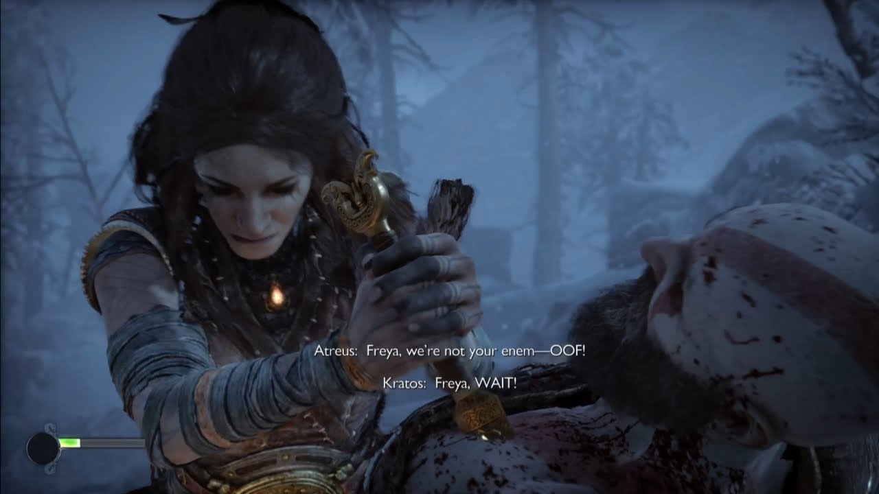 God Of War Ragnarok Ps5 - Freya Stab Sword in Kratos Chest