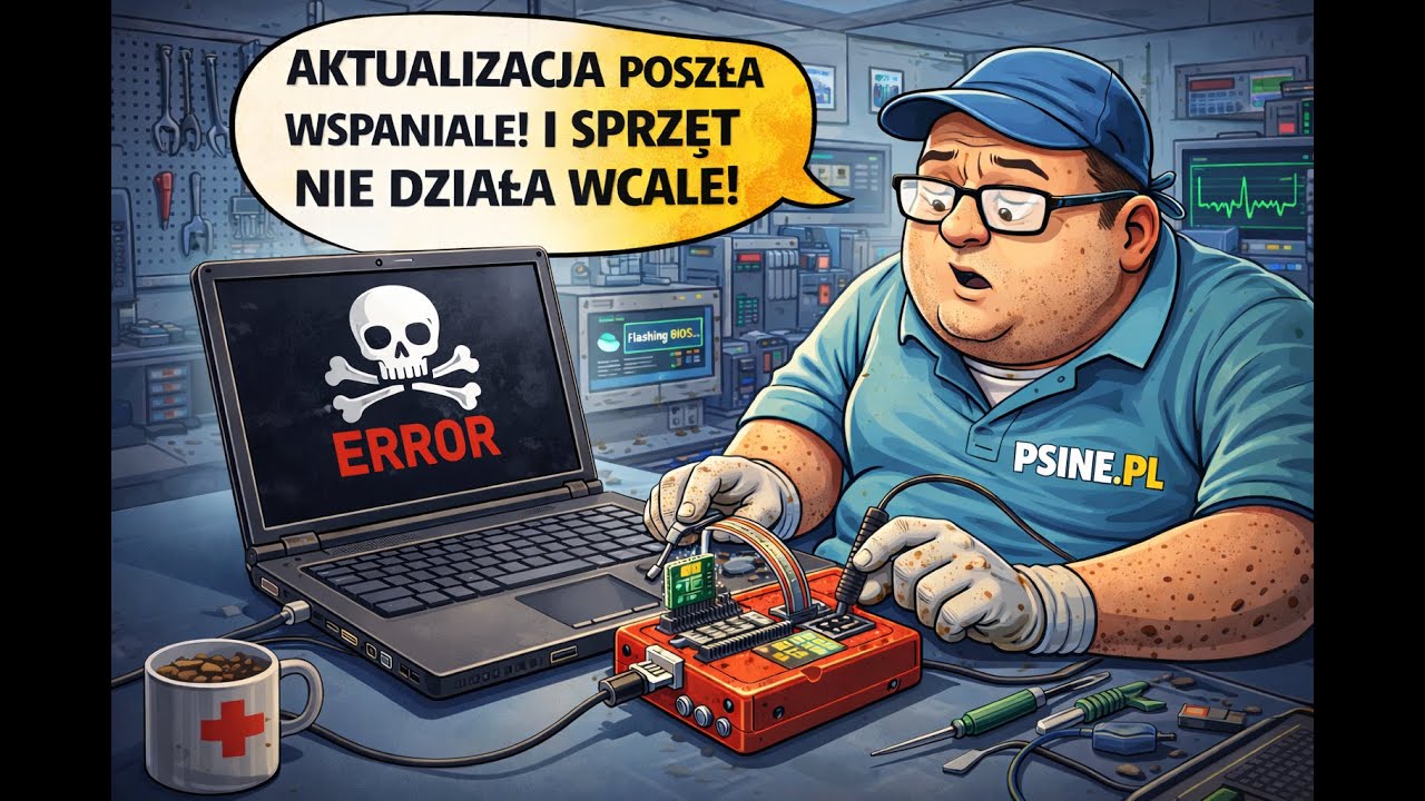 Naprawiamy laptopy, komputery, smartfony i inne urządzenia elektroniczne. 26-02-2026