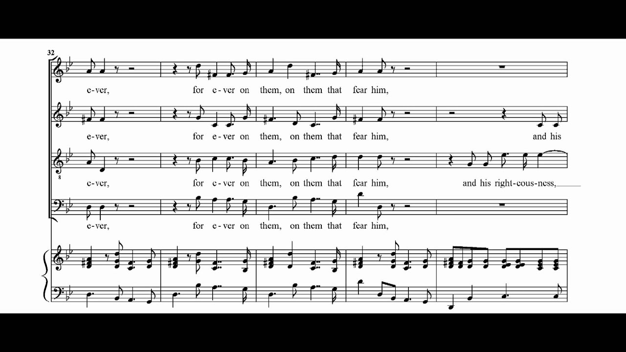H&auml;ndel HWV 264-13 The merciful goodness of the Lord