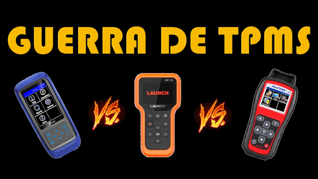 GUERRA DE ESCANERS TPMS LAUNCH CRT-511 PRO VS XTOOL TP150 VS AUTEL TS408