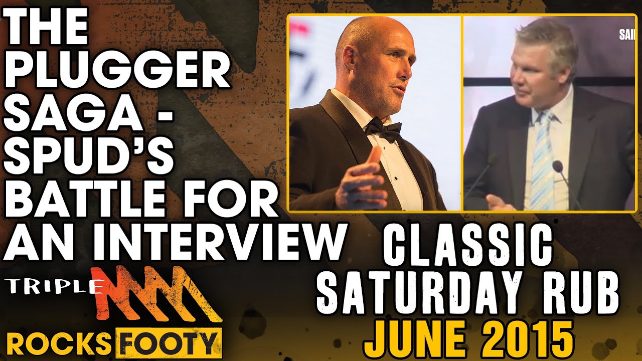 Classic Saturday Rub | Spud's Hilarious Battles To Get A Tony Lockett Interview | Triple M Footy