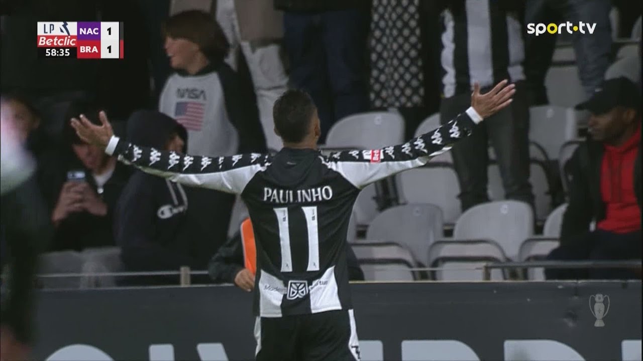 Golo Paulinho Bóia: Nacional (1)-1 Braga (Liga 25/26 #24)