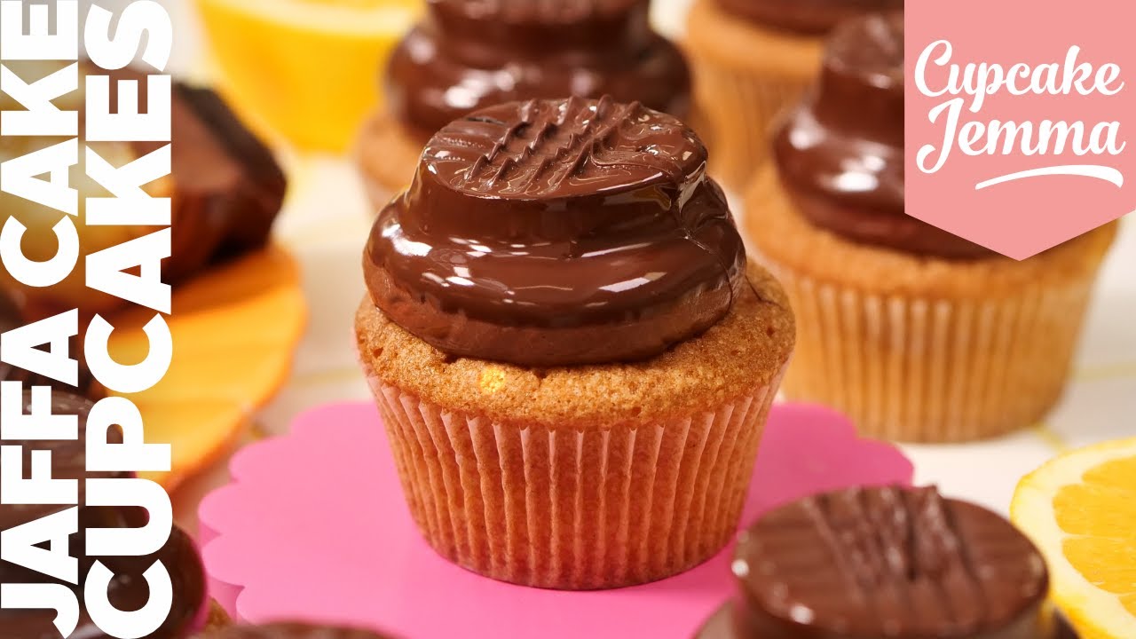 Chocolate Dipped Jaffa Cake Cupcakes Recipe | Cupcake Jemma