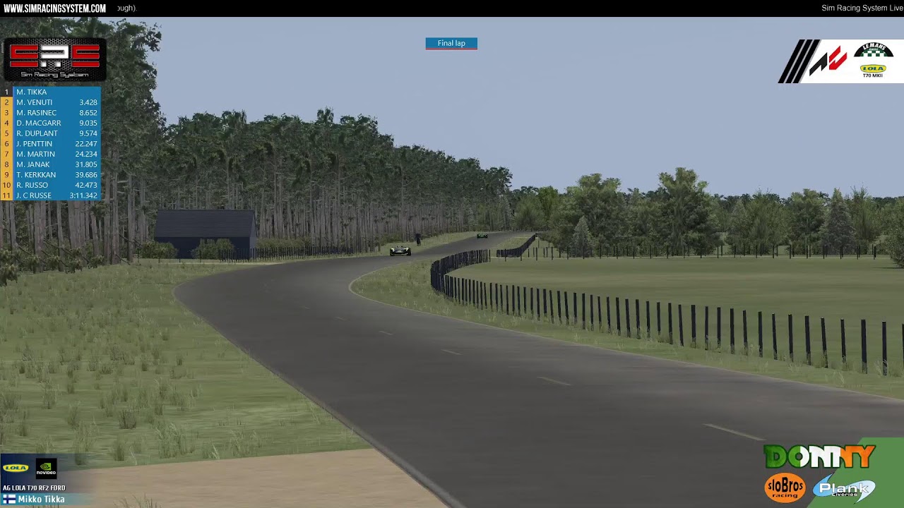 SRS Live Now! DonnyLolaT70MKIIFord @ LeGrandCircuit1967 20:00GMT 2025-03-10
