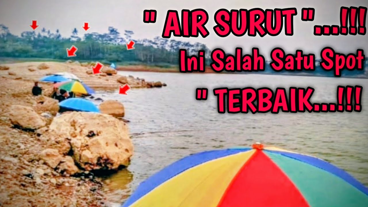 Mancing Waduk KarangKates Malang Terbaru 2025... Air Surut Ratusan Pemancing Ngumpul Di Spot Ini !!!