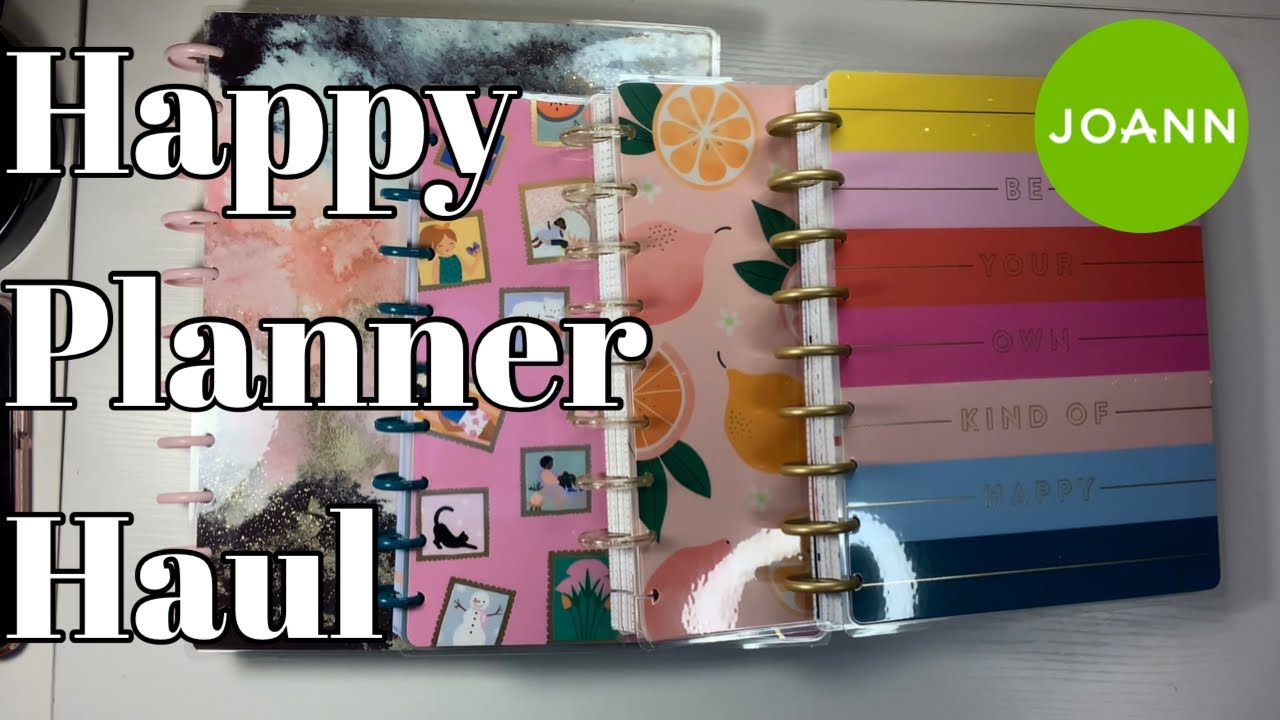 Joann Happy Planner Haul