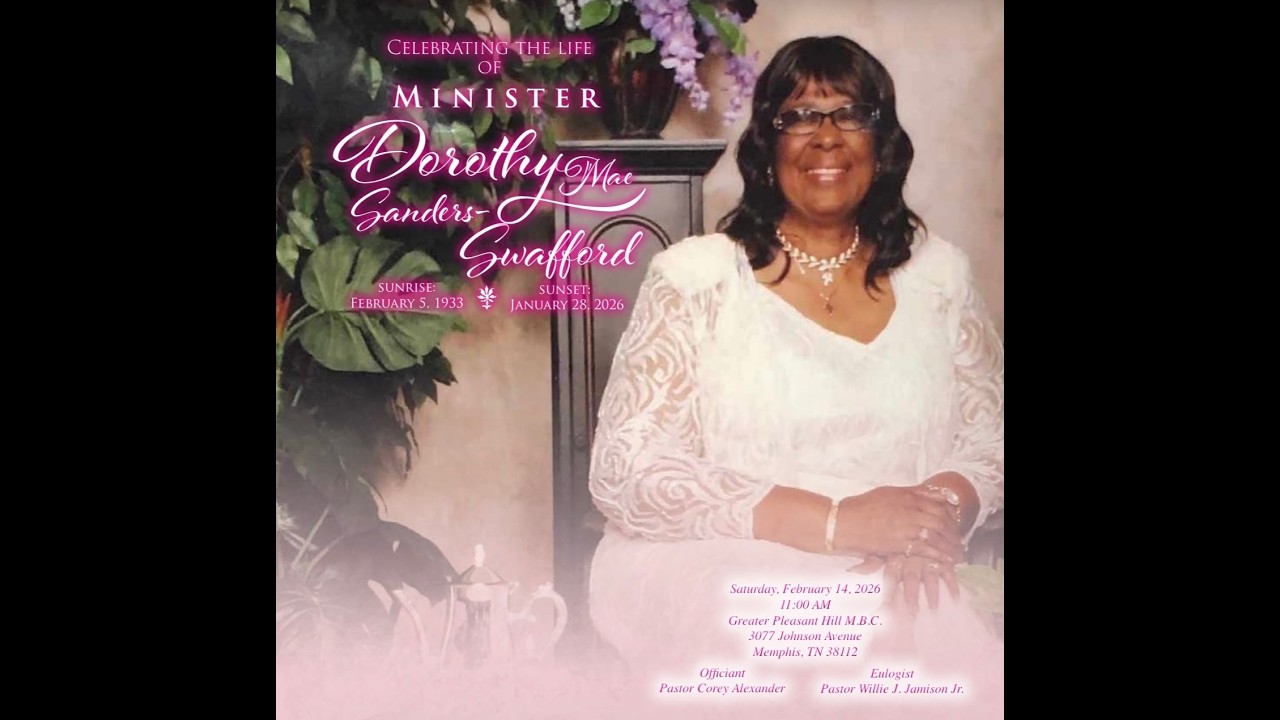 Celebrating the Life of Minister Dorothy Mae Sanders-Swafford