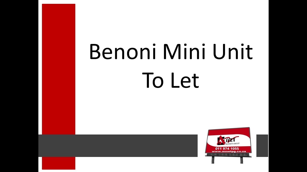 250m² Benoni Mini Unit To Let @ R36/m²