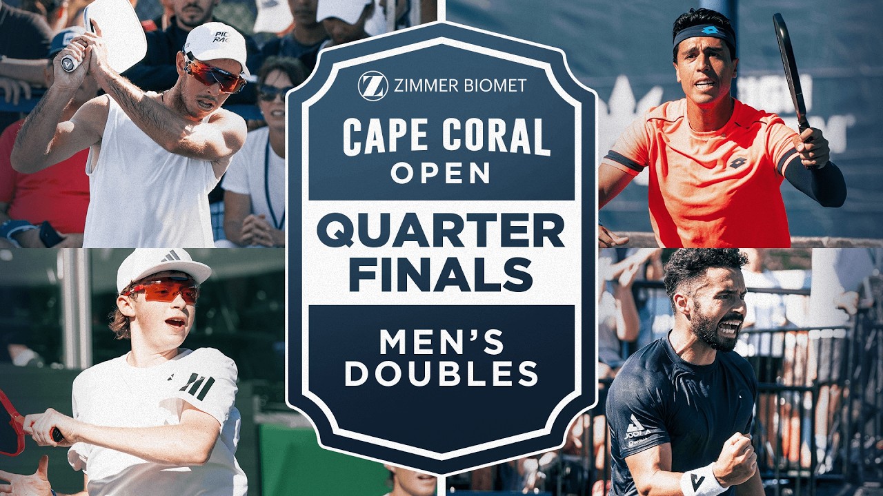 Johnson/Klinger vs Tellez/Khlif at the Zimmer Biomet Cape Coral Open