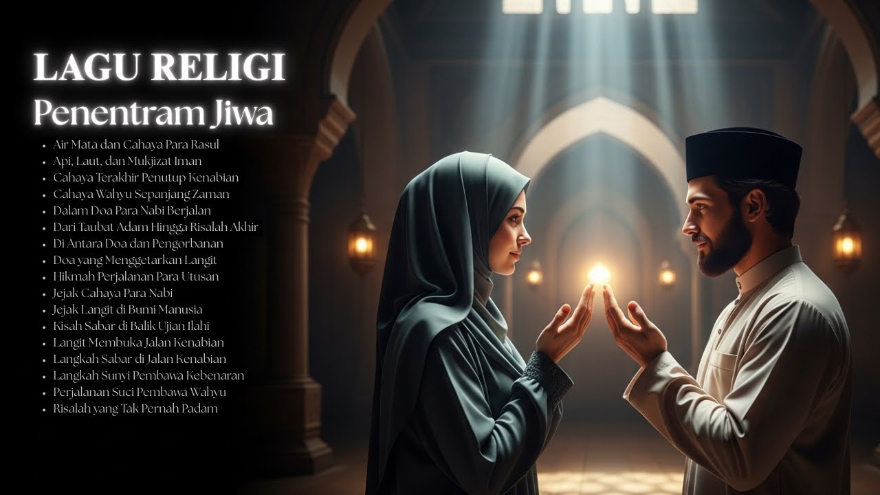Lagu Religi Islami ☪️ Penentram Jiwa ☪️ Kisah Jejak Cahaya Para Nabi