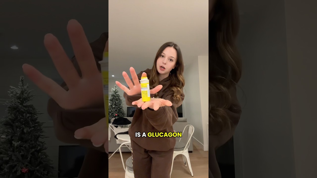 HOW TO USE A GLUCAGON 🧃 #t1d #diabetes #typeonediabetes #glucagon #lowbloodsugar #youtubeshorts